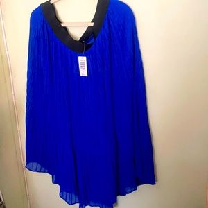 Cobalt blue Torrid pleated skirt